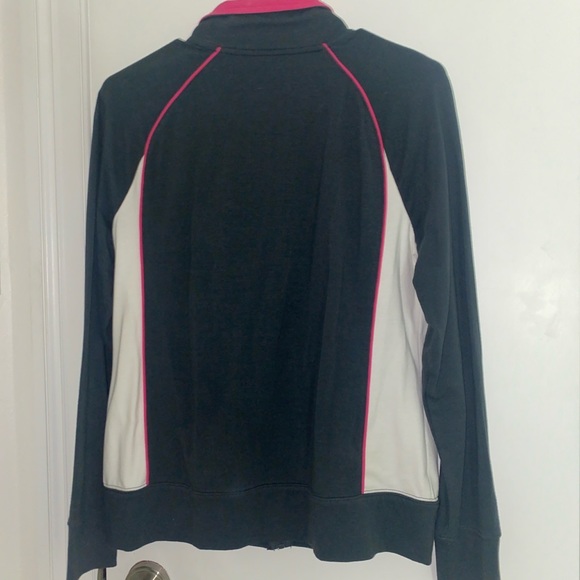 Danskin Now Womens Pink and Black Casual Jacket - Picture 2 of 3